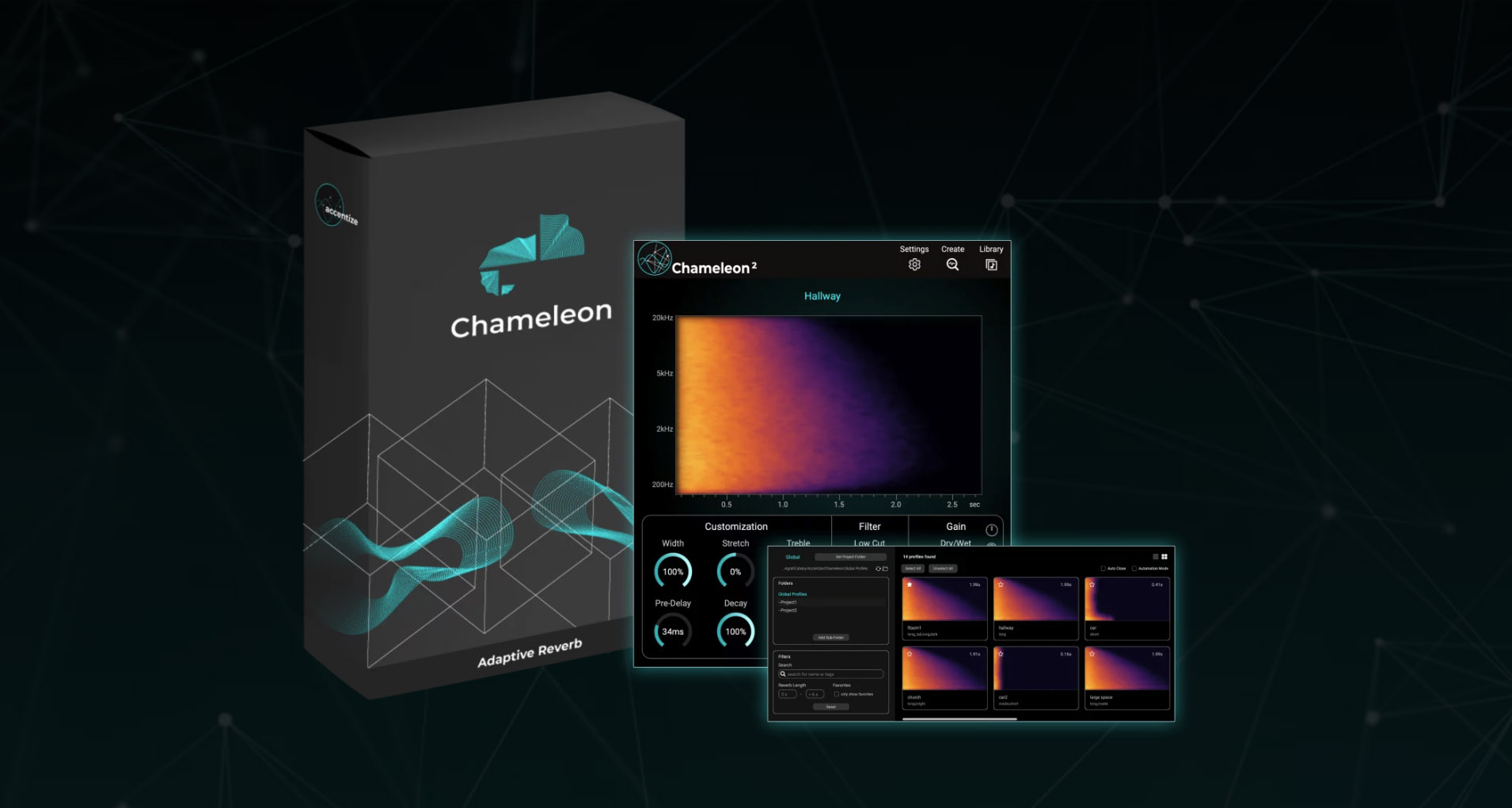 智能混响插件！Accentize Chameleon 2 v2.0.5 WiN版