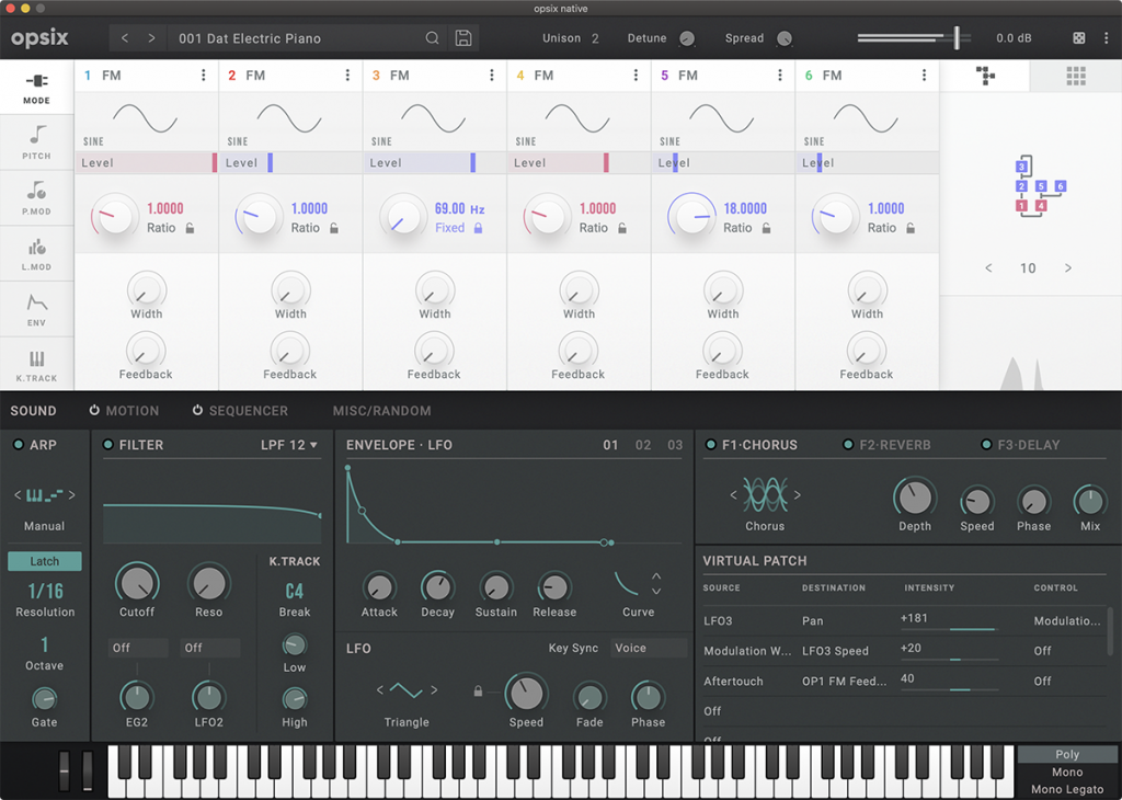 图片[1] | 数字合成器 KORG Opsix Native v1.0.4 Mac | 超级编曲家