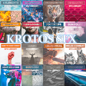 影视音效库！Krotos Audio - Krotos Starter Sound Effects Library | 超级编曲家
