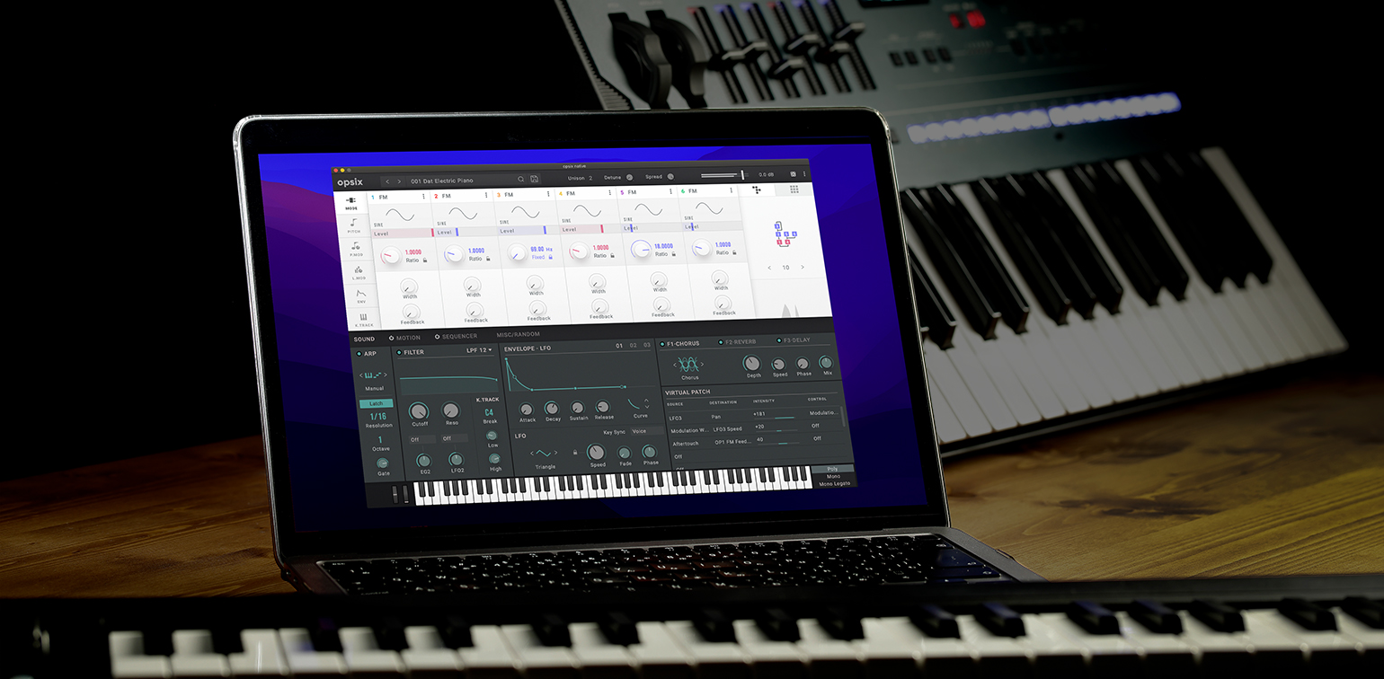 数字合成器 KORG Opsix Native v1.0.5 Mac