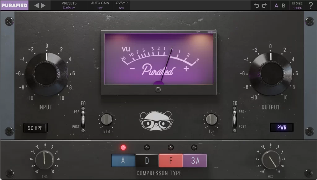 图片[1] | 经典压缩器！Purafied VU Compressor v1.0.3 Regged WIN & macOS | 超级编曲家