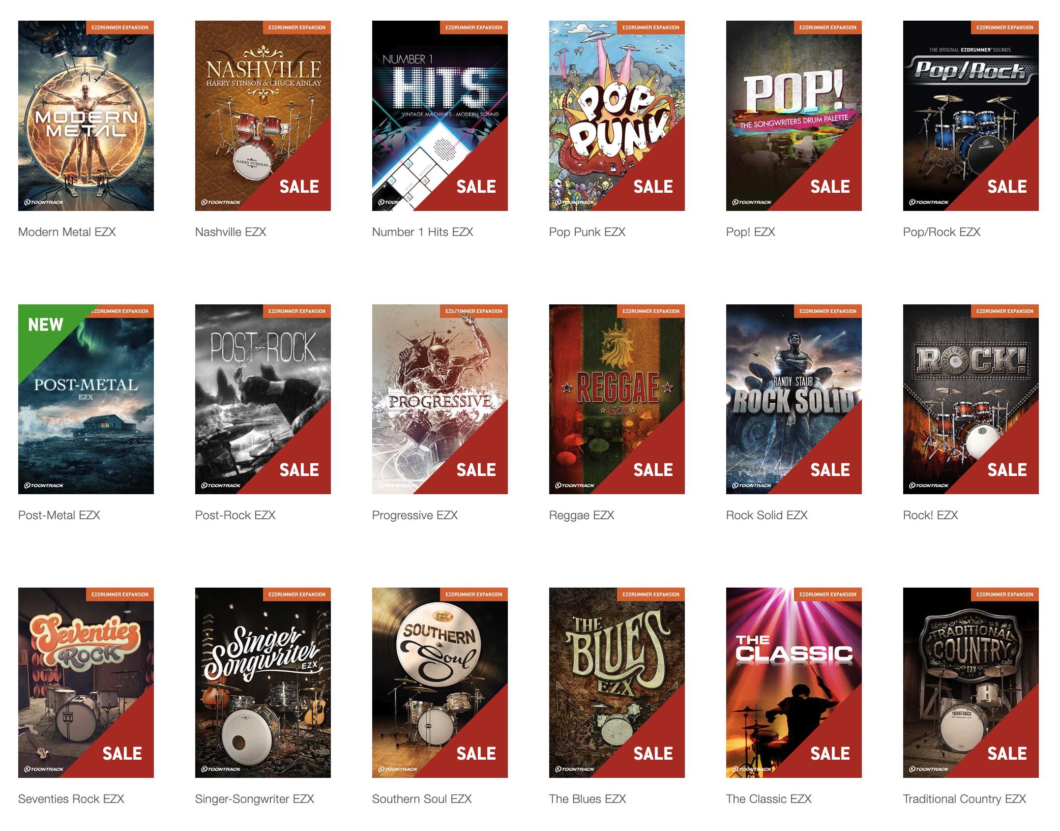 鼓王音色库终极收藏版！Toontrack EZdrummer v3.0.6 WIN&MAC(含完整免安装音色库+完整MIDI包+安装教程)