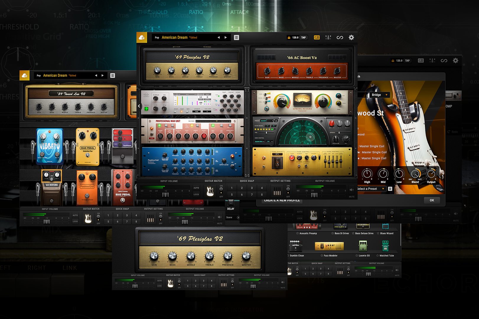 数字吉他效果器！Positive Grid BIAS FX Desktop v2.5.1.6560 Elite WIN版