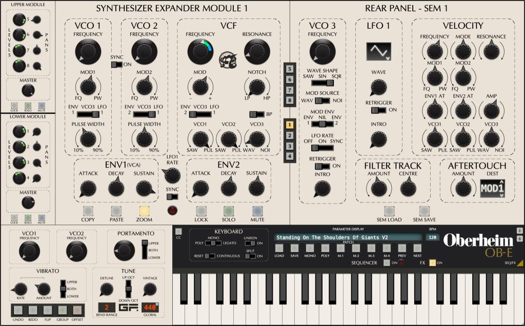 图片[1] | 传奇合成器！GForce Oberheim OB-E v2.1.1 WiN&MAC | 超级编曲家