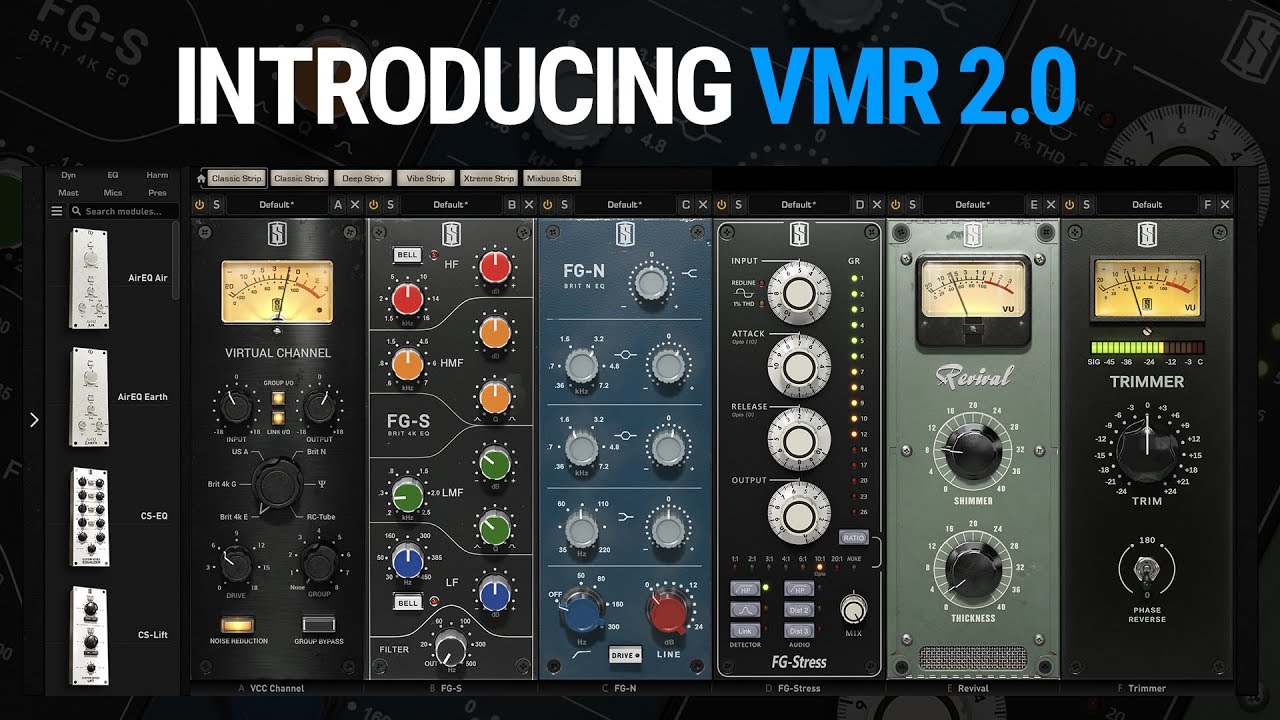 板岩最猛通道条VMR！Slate Digital Virtual Mix Rack Complete v2.6.4.0 WIN版