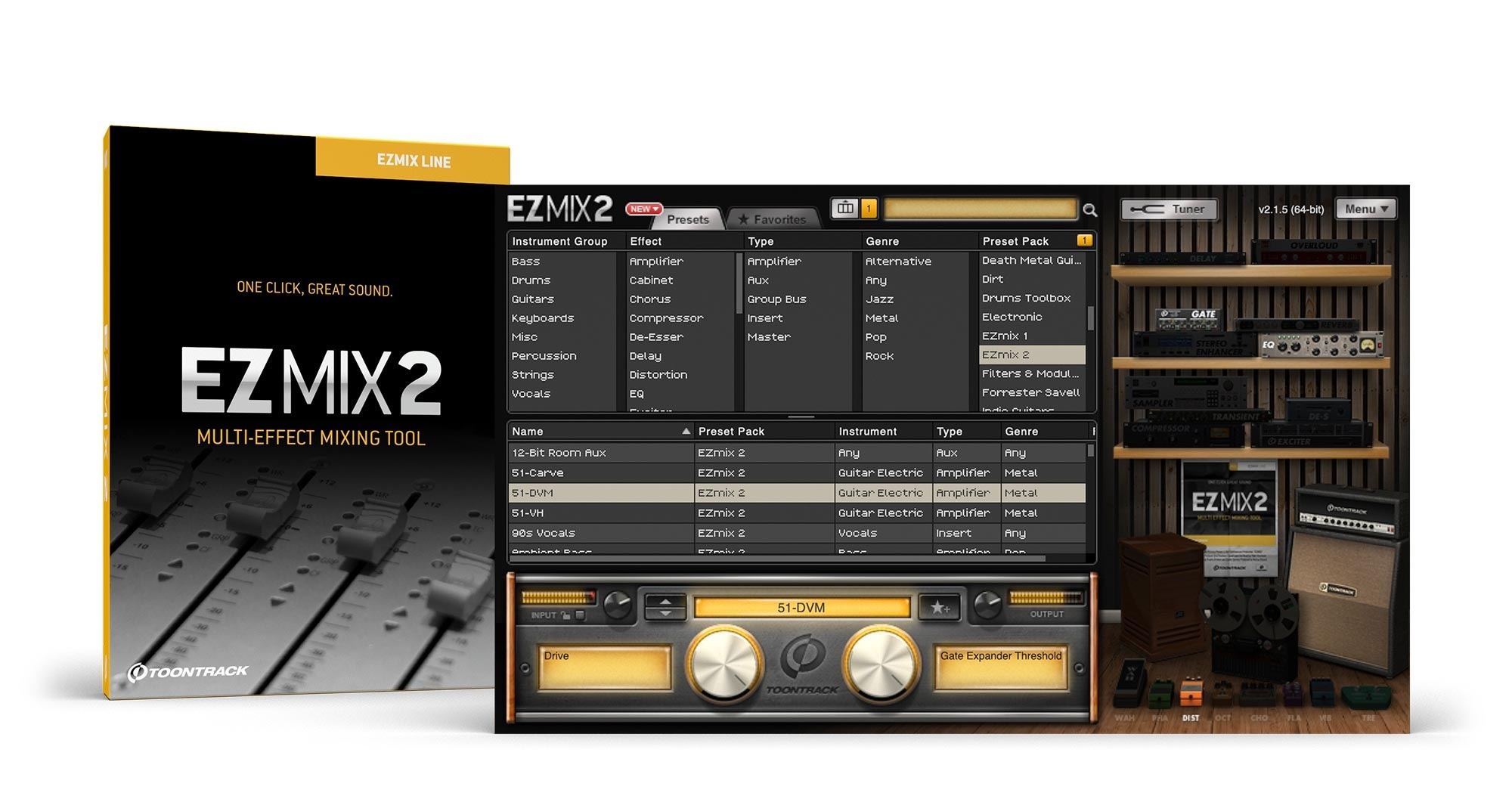 综合混音母带处理效果器！Toontrack EZmix v2.2.3 WIN&MAC
