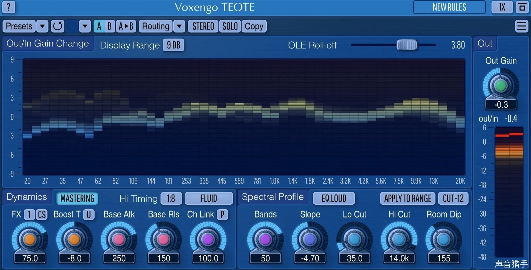 母带均衡效果器！Voxengo TEOTE v1.12 WiN版