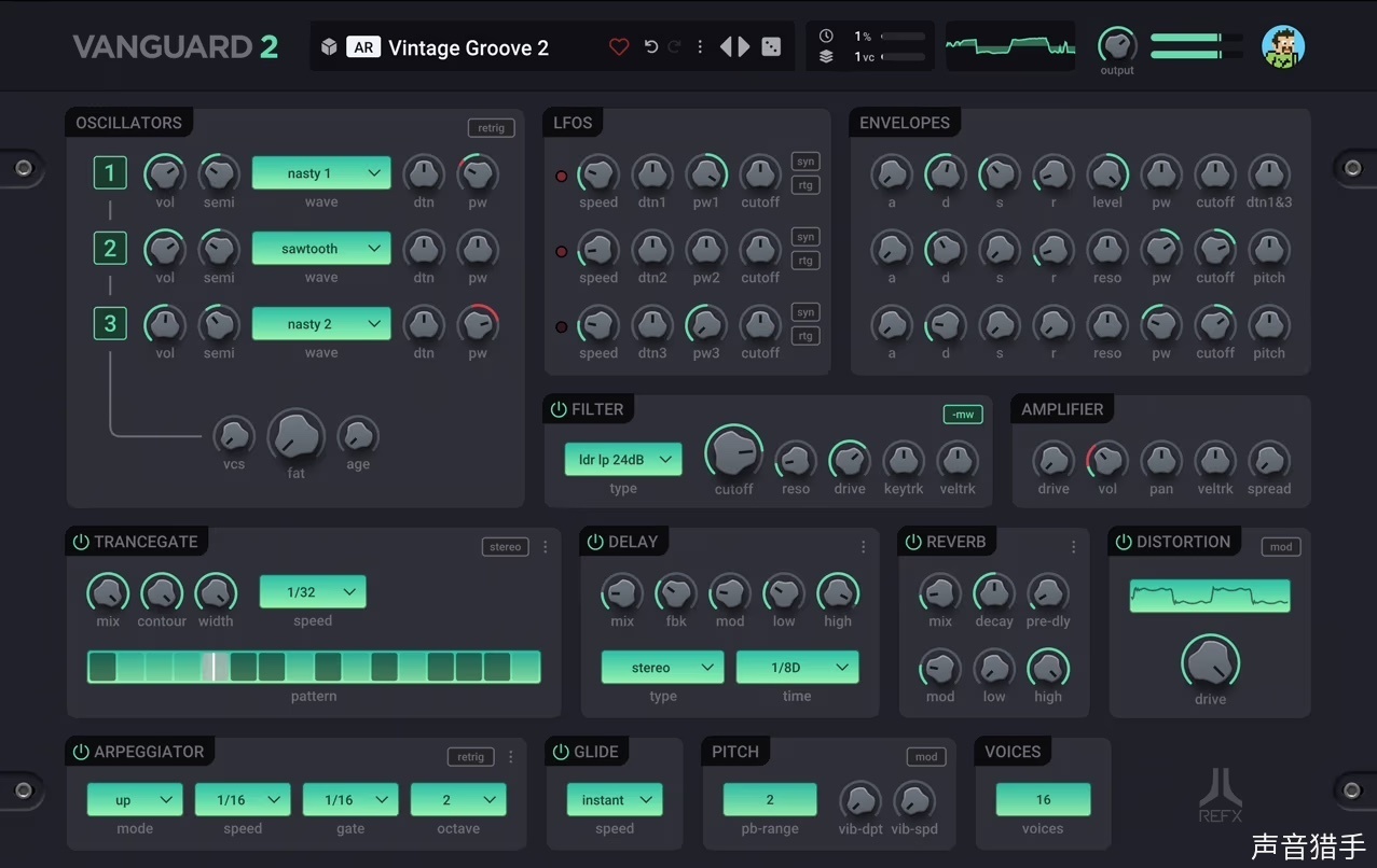 reFX Vanguard v2.0.4 WIN版（已更新Rev2）