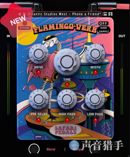 狂野混响效果器！Safari Pedals Flamingo Verb v1.13.6 WiN&MAC | 超级编曲家