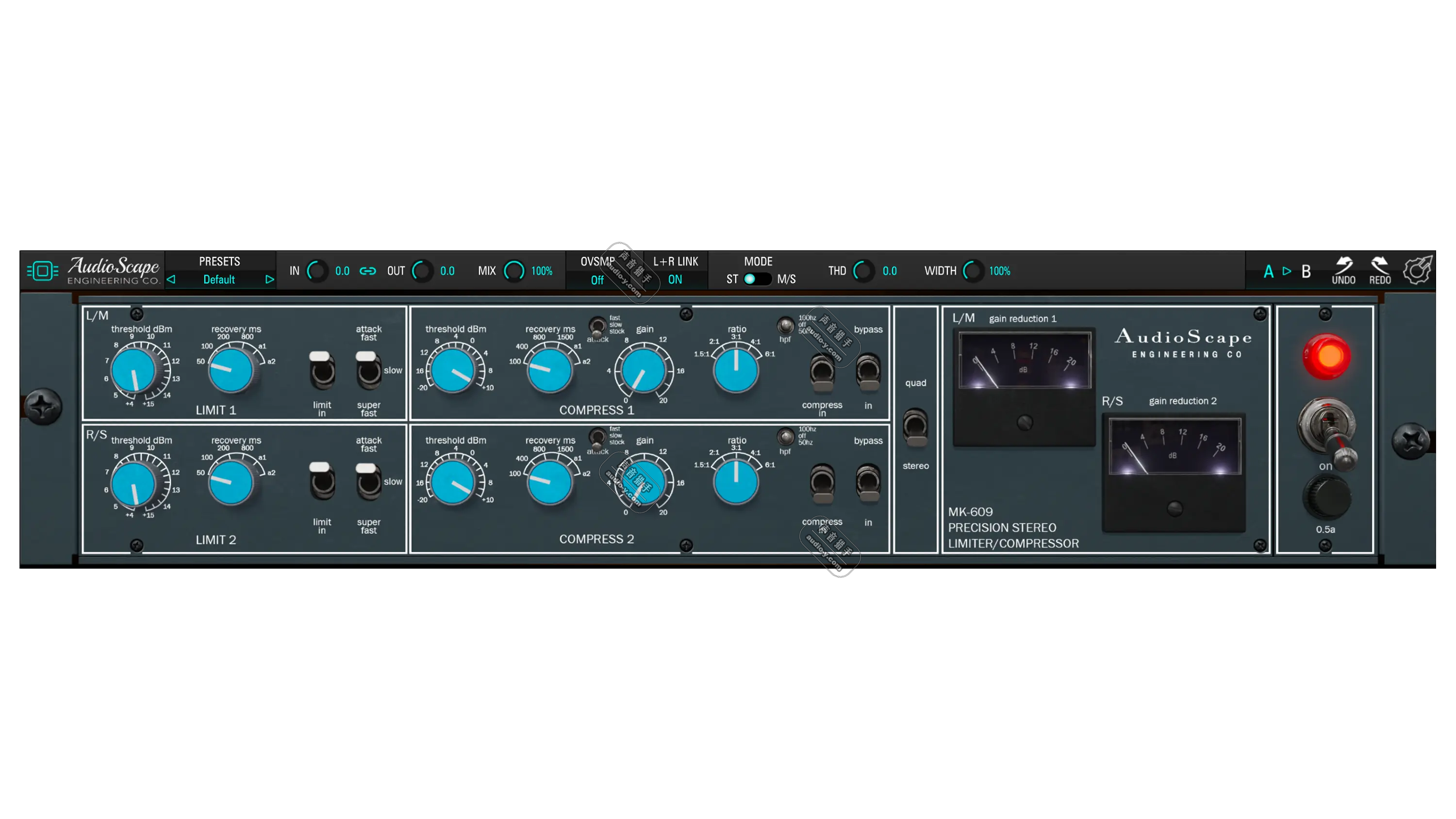 图片[1] | 经典复刻总线压缩效果器！Kiive Audio Audioscape MK-609 v1.0.2 WIN&MAC | 超级编曲家