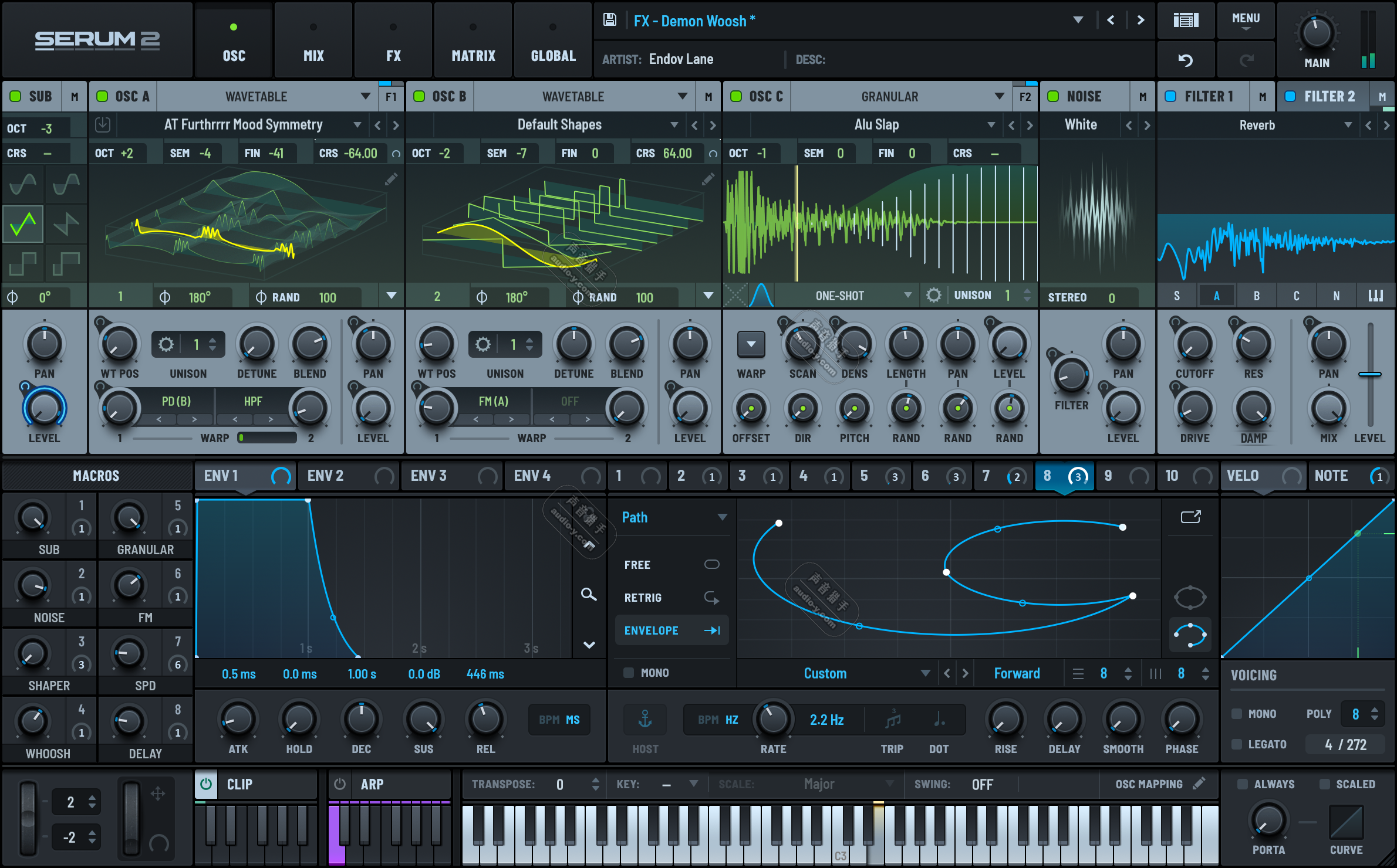 最新血清合成器二代!Xfer Records Serum v2.0.23 WIN&MAC(新增MAC版+一代扩展预设55G)