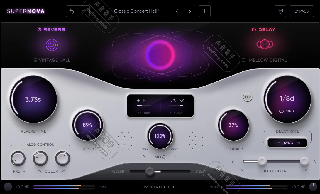 终极智能混响插件!Nuro Audio Supernova v1.0.1 WIN&MAC