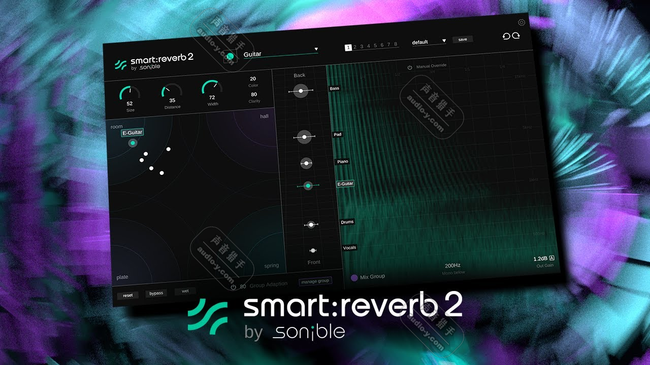 AI智能混响效果器!Sonible Smartreverb 2 v1.0.2 WIN&MAC