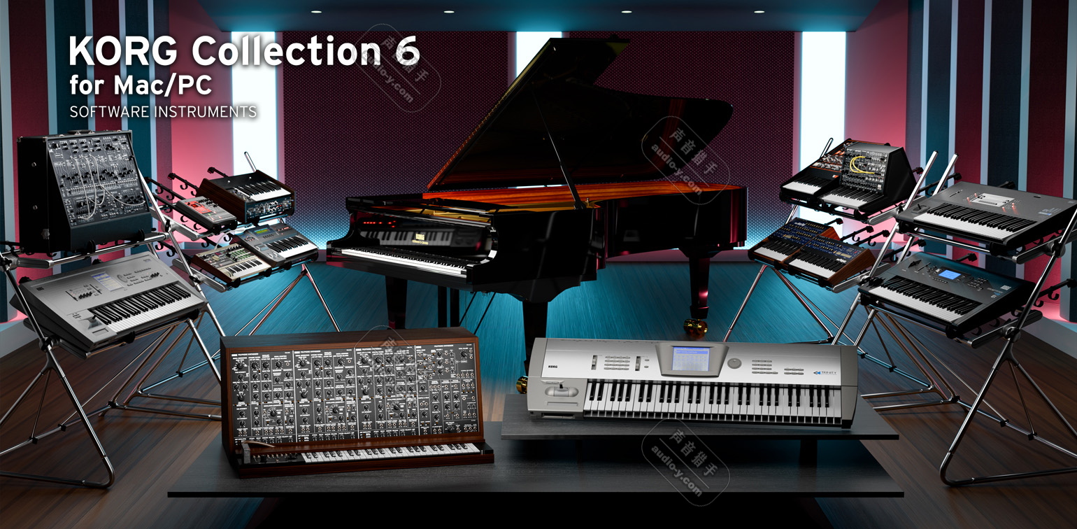 终极模拟经典合成器套装!KORG Collection 6 WIN&MAC