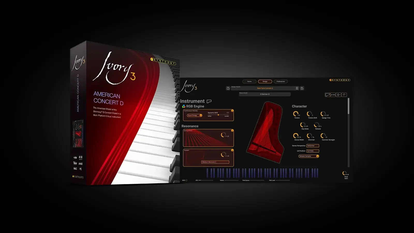 象牙3代真实钢琴音源！Synthogy Ivory 3 v3.0.8 WIN版（含音色库）