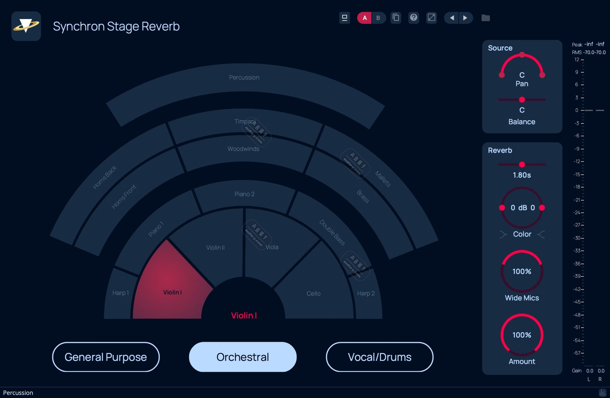 维也纳同步舞台采样混响插件！VSL Synchron Stage Reverb v1.1.591 WIN版