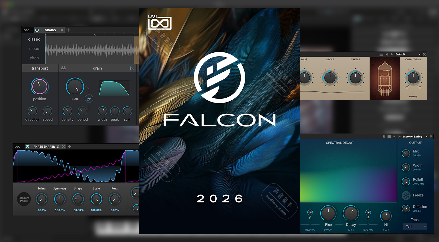 全新猎鹰采样器26版！UVI Falcon v26.0.2 WIN版（含原厂音色库 + UVI Tag Library）