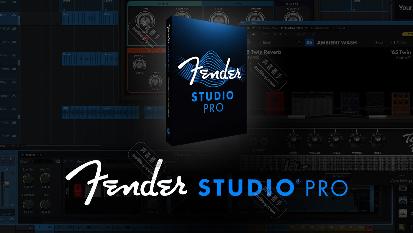 最新Studio One 8发布！Fender Studio Pro 8 v8.0.2 MAC版（附带安装教程）