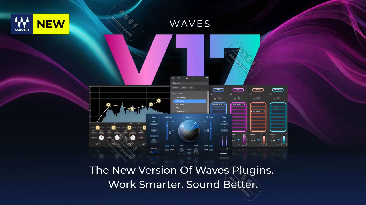 最新Waves 17终极版全集插件包!Waves Ultimate 17 v2026.10.07 WIN&MAC(2026.10.10更新最新版本)