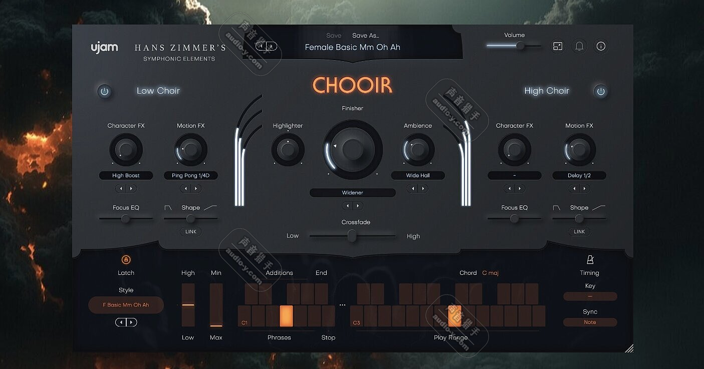 好莱坞史诗合唱音源!UJAM Symphonic Elements CHOOIR v1.3.0 WIN&MAC