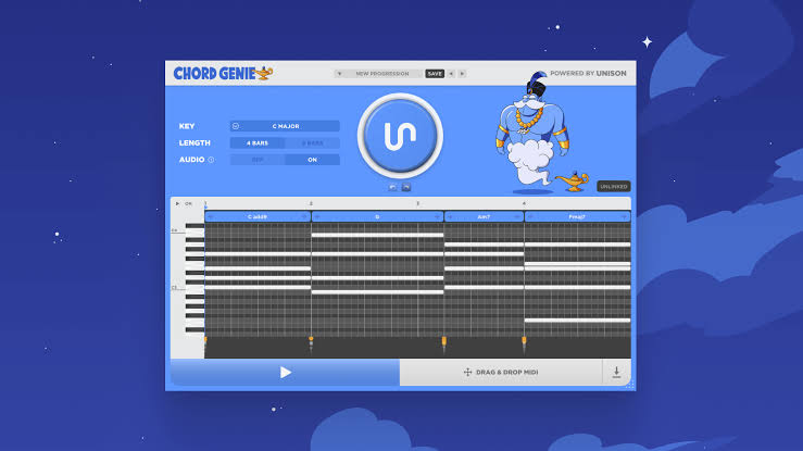 一键生成专业和弦进行!Unison Chord Genie v1.0.53 WIN&MAC