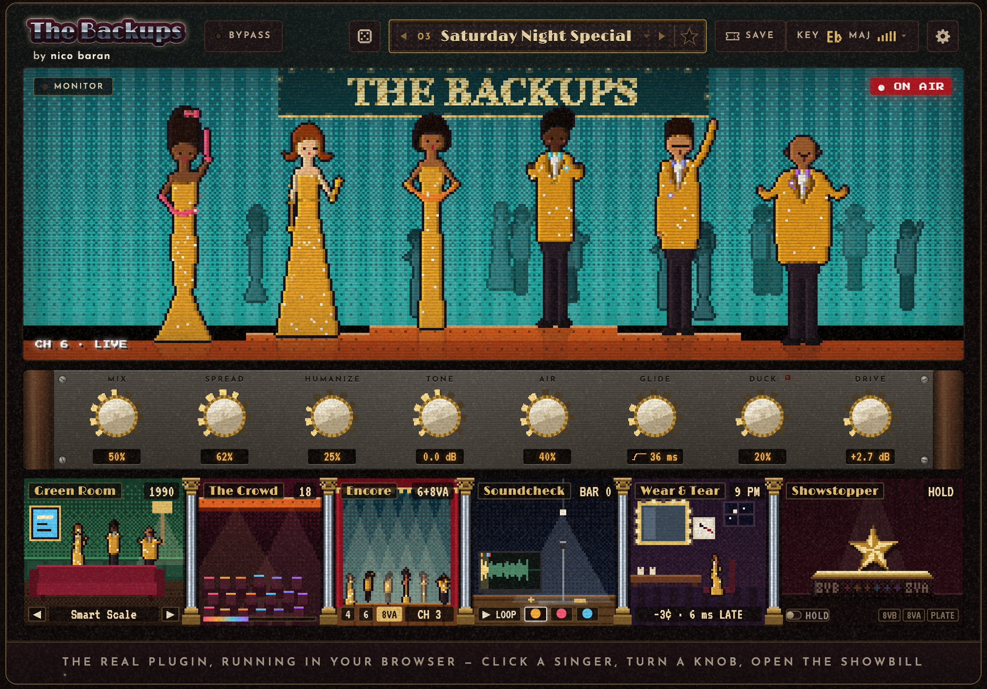 一键生成多声部和声插件！Nico Baran The Backups v1.0.0 WIN&MAC
