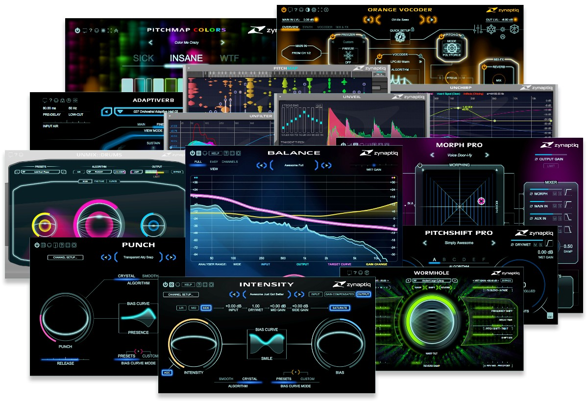 专业创意音频处理插件套装！Zynaptiq ZAP Bundle v6.0.0 WIN版（内附安装教程）